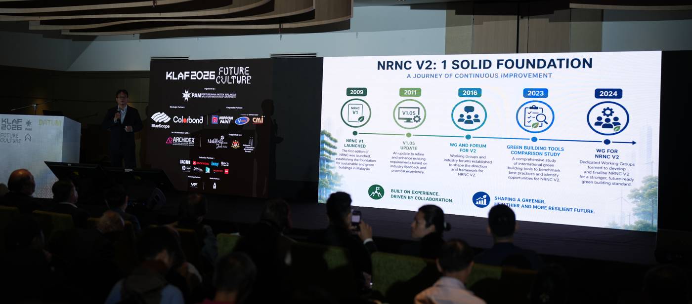 The NRNC V2 one solid foundation timeline on screen at Datum GBI