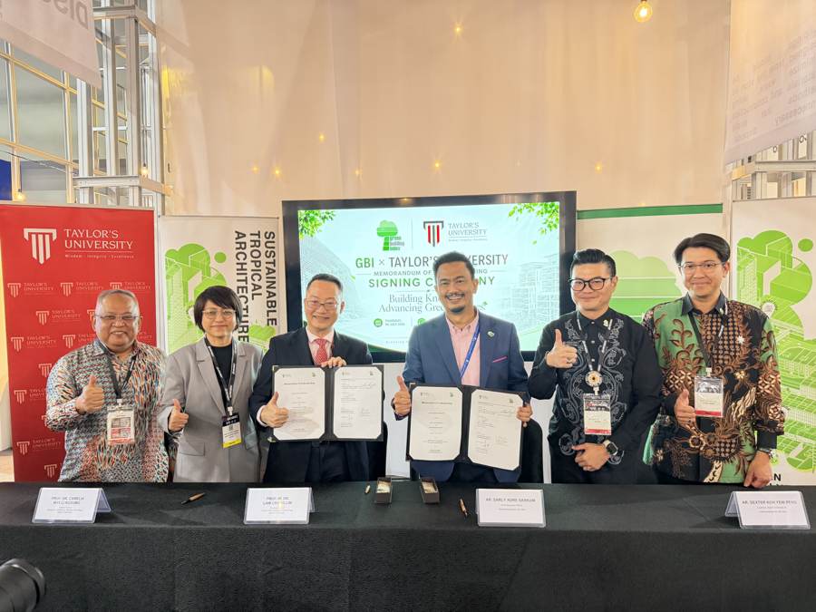 MOU signing between GBI and Taylor's University