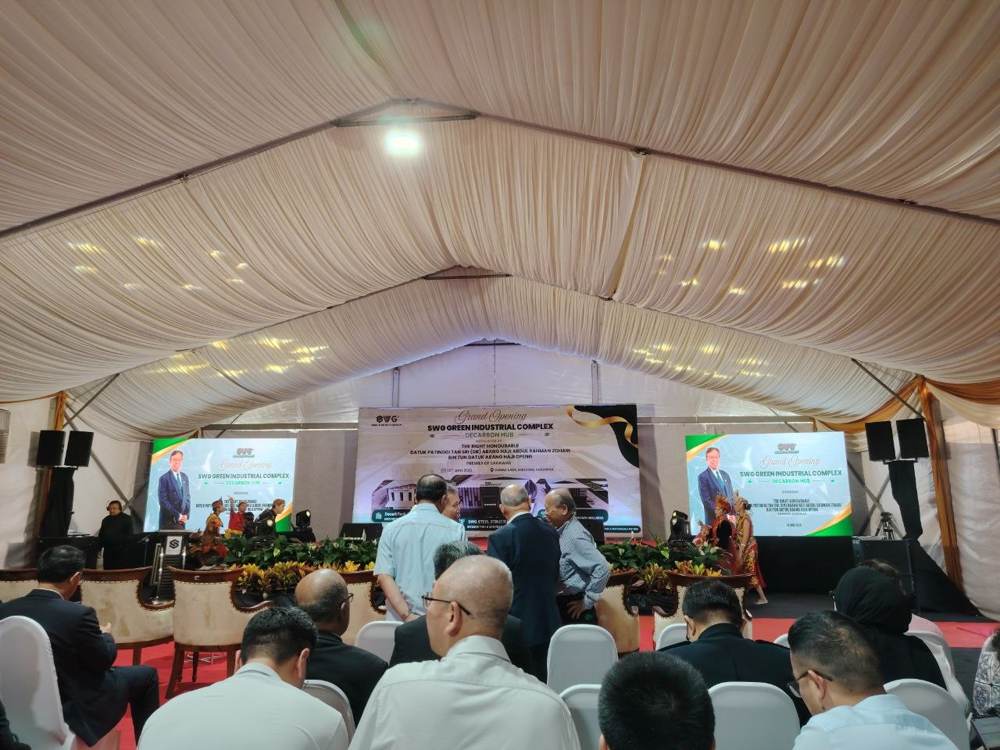 Opening ceremony at SWG Hall, Kuching