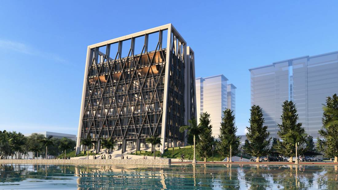 Menara TNB Terengganu by the water