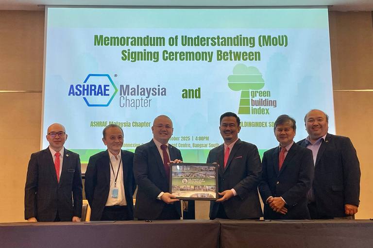 MOU signing between GBI and ASHRAE Malaysia Chapter